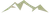 Light green mountain range graphic.